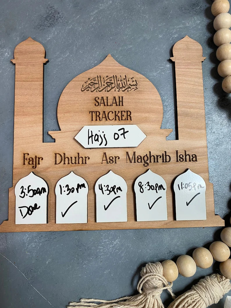 Salah Tracker جدول تتبع الصلوات